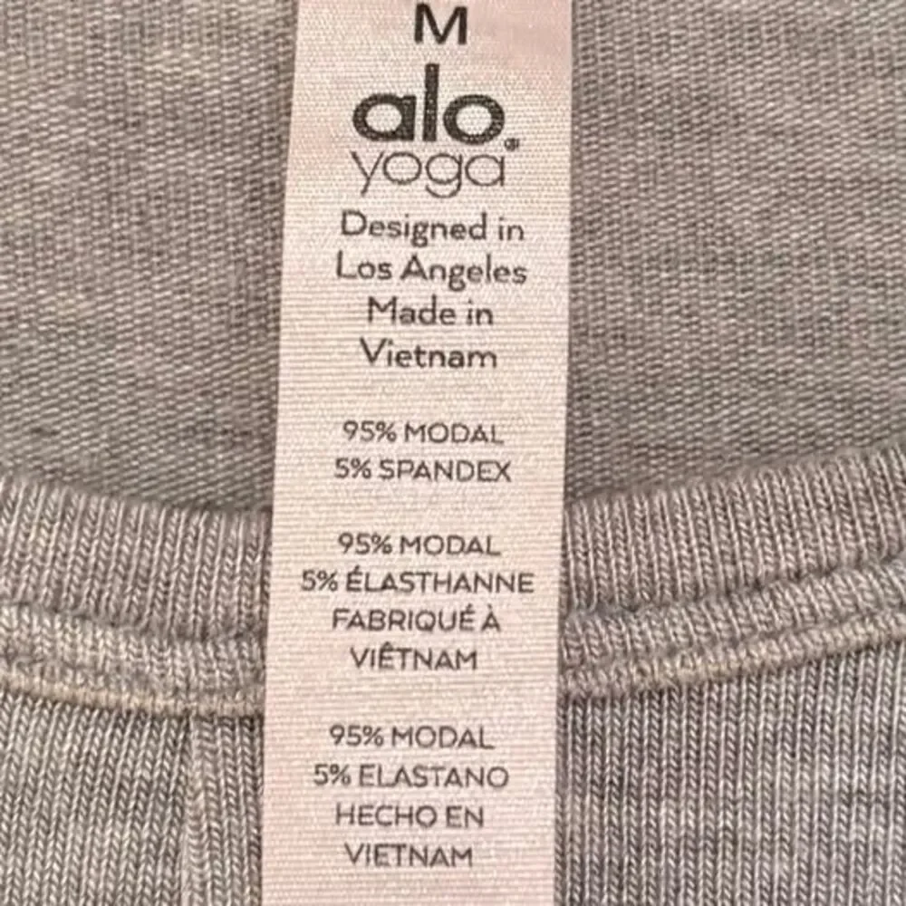 Alo Yoga Cover Long Sleeve Top in Dove Grey Heather